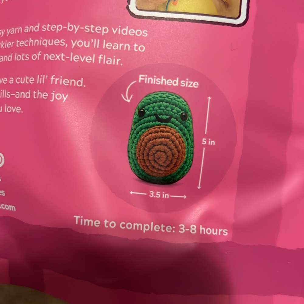 The Woobles avocado crochet kit🥑🥑 - Picture 7 of 7